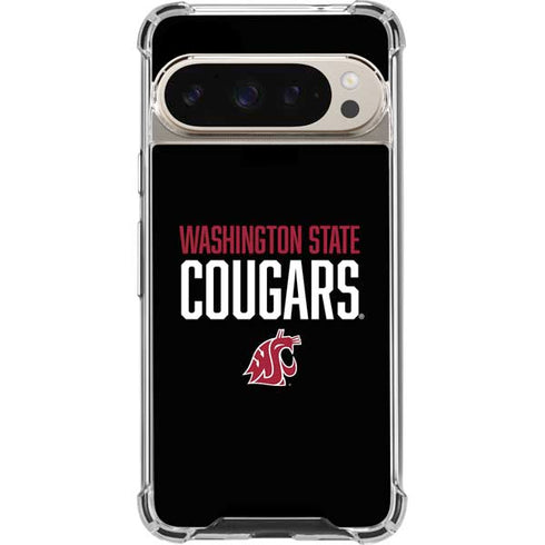 Washington State University Cougars Pixel 9/9 Pro Clear Case